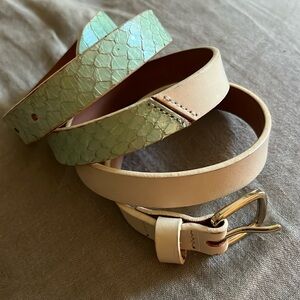 Club Monaco two tone belt